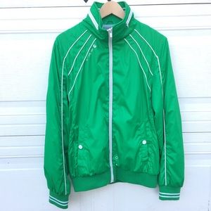 Windbreaker style athletic jacket